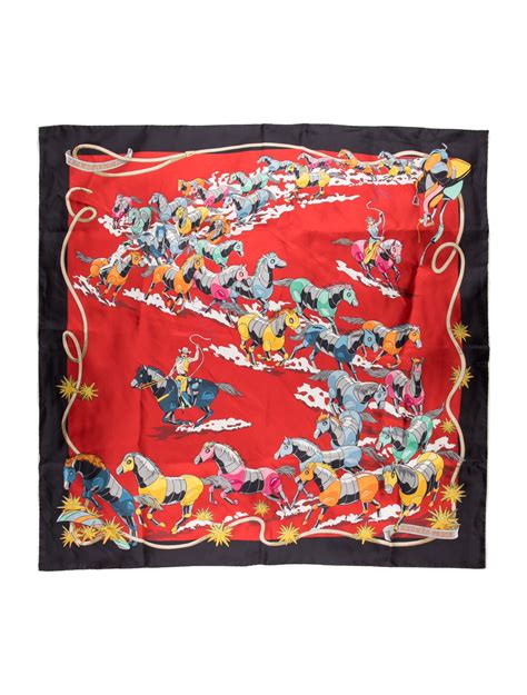 hermes les mustangs scarf|Hermès Les Mustangs II Silk Scarf .